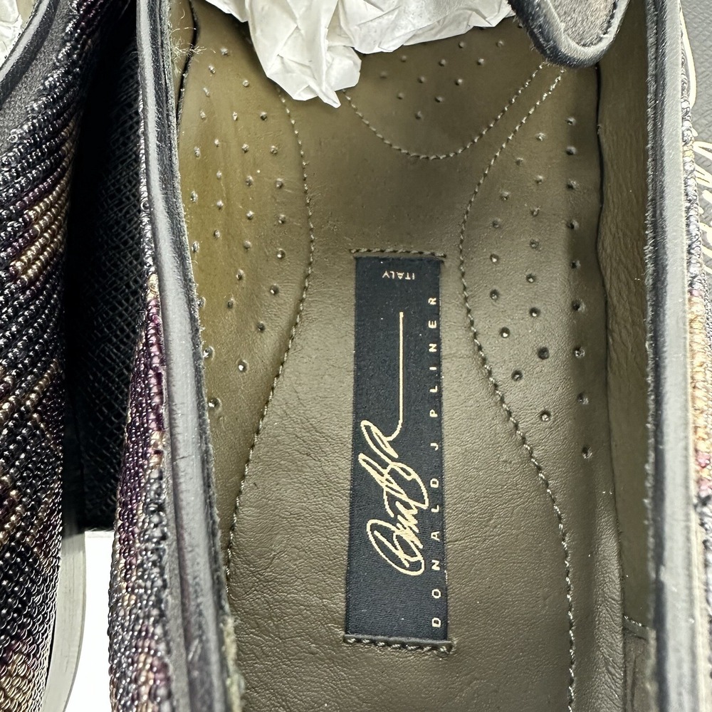 Donald Pliner Pascow Skulls Embellished Loafers Men's Size 10.5M UK - Picture 7 of 16